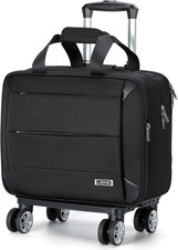 Rolling Laptop Bag - Laptop Briefcase on Wheels for Women/Men Fits up to 15.6Inc
