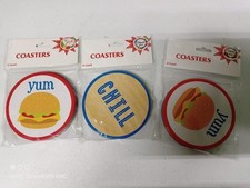 NEW  CARDBOARD COASTERS lot of 3 packages 18 ...