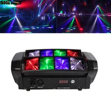 8X6W LED RGBW Spider Moving Head Light Beam Stage Lighting DMX DJ Disco Party