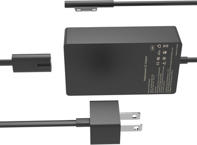 65W Surface Charger Compatible with Microsoft Surface Pro Laptop 11, 10, 9, 8, 7