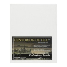 Centurion Deluxe Professional Oil Primed Linen Canvas Panels - 8"x10", White