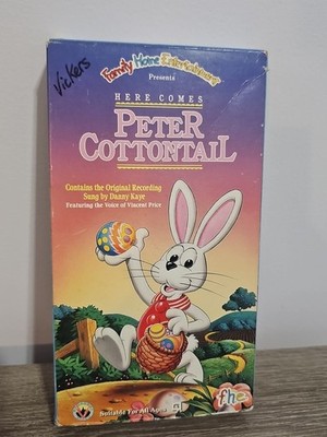 Vintage VHS Easter Cartoon - Here Comes Peter Cotton Tail Kids Movie Film 