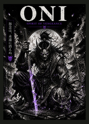 Custom Designed Oni Holographic card - Parody/Novelty Trading Card