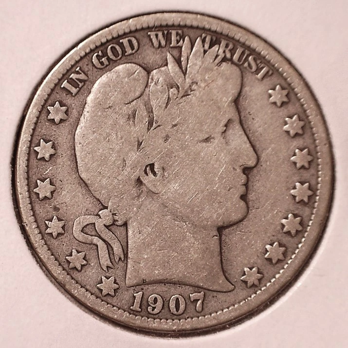1907 Year Barber Half Dollars (1892-1915) for sale | eBay
