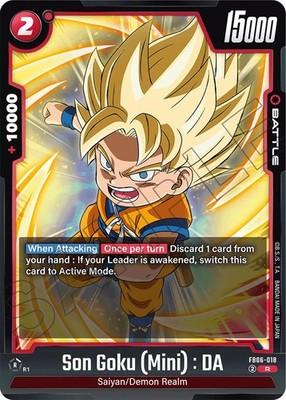 NM Dragon Ball Super Fusion World Son Goku (Mini) : DA - FB06-018 [FB06-FB06-...