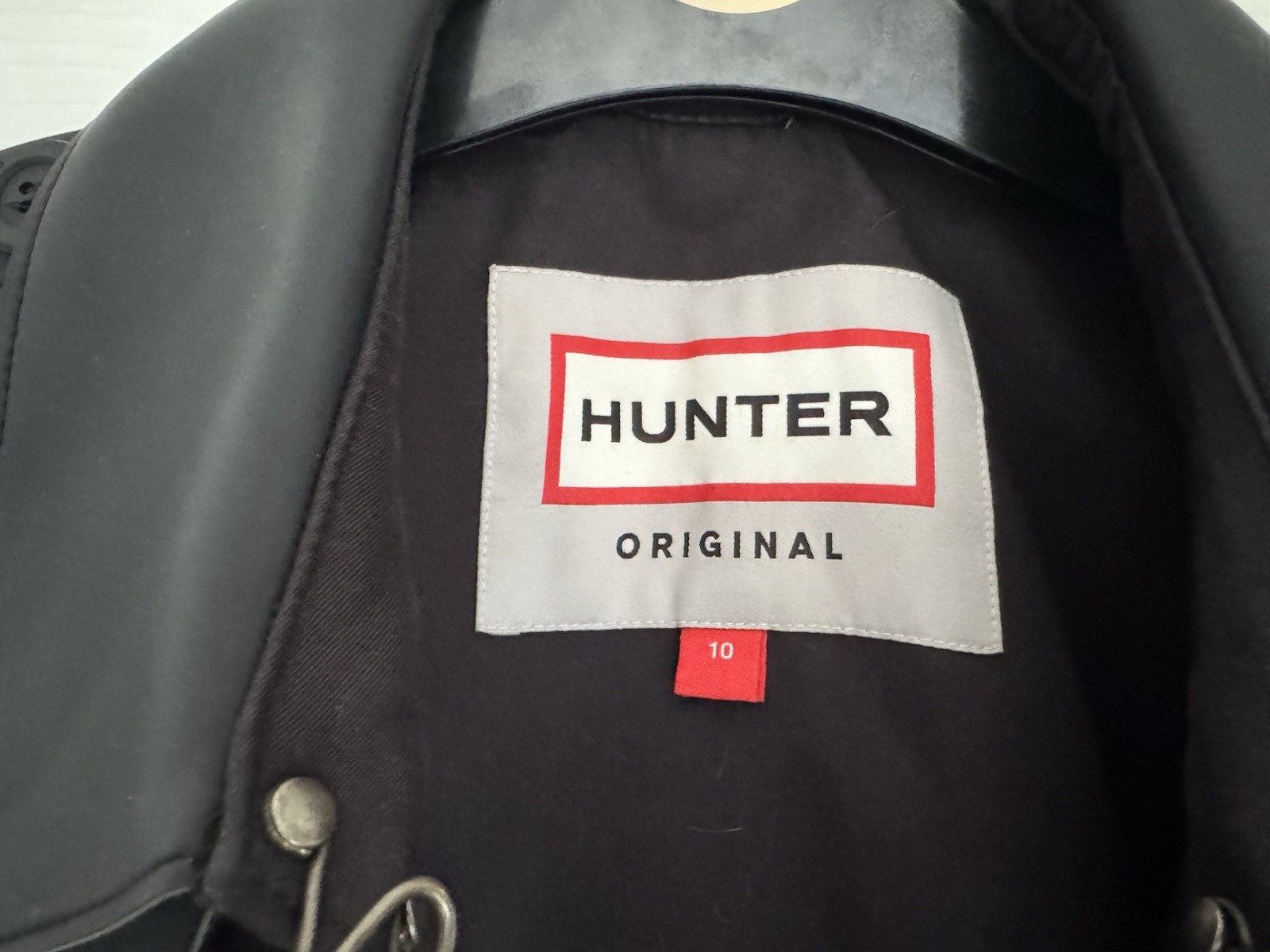 Women’s Hunter Trench Coat Size 10 (Rare) image 4
