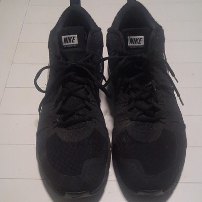 Nike Air Max Full Ride Black Low Top Lace Up Gym Men's Athletic Sneakers