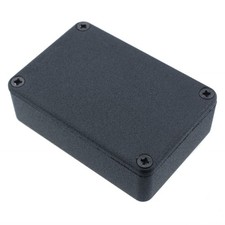 1550PBK Genuine Hammond Black Diecast Aluminium Enclosure Box 80 x 55 x 25mm 