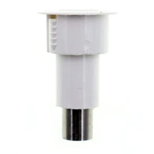 SENTROL 1076CW-N RECESSED STEEL DOOR MAGNETIC ALARM CONACT, MAGNET SIDE ONLY