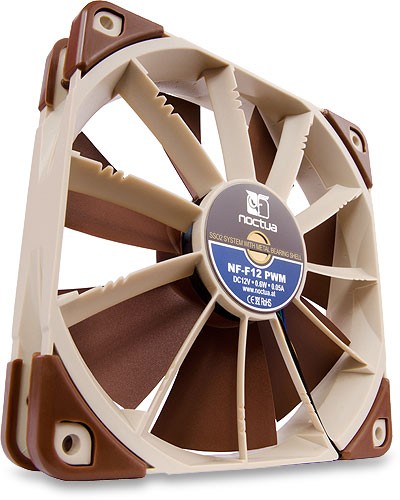 Noctua NF-F12 PWM Focused Flow PC Case Cooling Fan 120mm