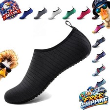 Black Water Shoes Women Men Quick-Dry Aqua Socks Swim Beach Outfits Barefoot