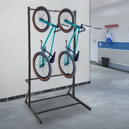 5 Bike Storage Rack Bicycle Organizer Vertical Floor Rack Holding Display Stand - Picture 14 of 17