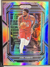 2022-23 Panini Joel Embiid  Panini Silver Prizm Basketball Philadelphia 76ers