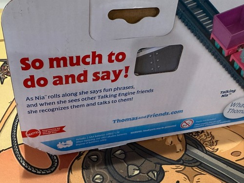 NEW! Fisher-Price Thomas and Friends Talking Nia Motorized Engine Train - Bild 5 von 5