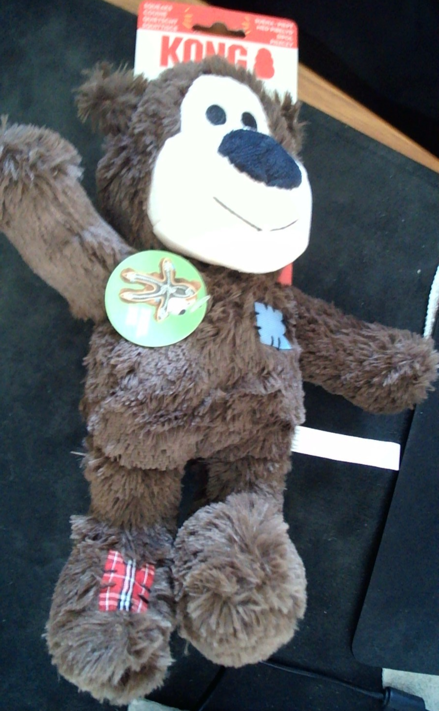 KONG Wild Knots - Dog Toy. Squeaks. Bear. Med/Large. New. Fast dispatch!