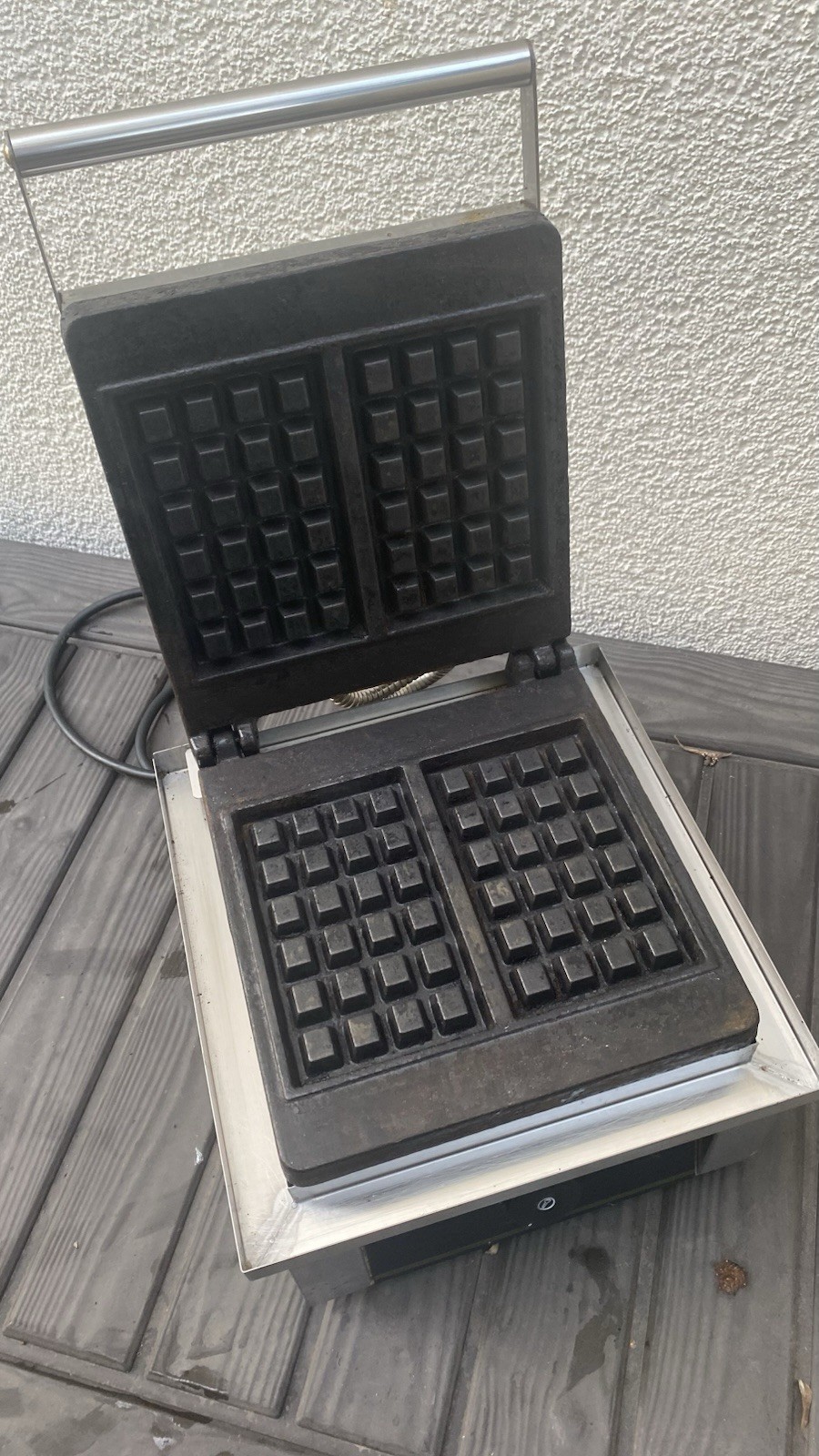 PROFI Doppel Waffeleisen für dicke BELGISCHE & BRÜSSELER Waffeln Waffelmaschine