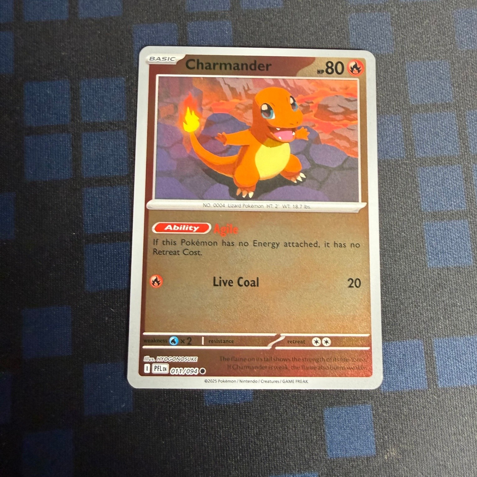 Charmander Common ME02: Phantasmal Flames 011/094 NM