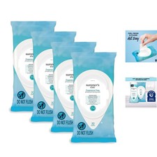 Fragrance-Free Feminine Wipes - 128 Count Resealable Packs for Daily Freshness