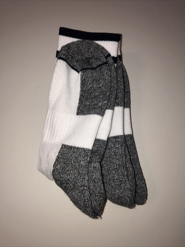 Calcetines Crooks & Castles Blanco Gris Color Patrón Malezas Nuevos Nunca Usados X3 Pares Foto 4 de 4