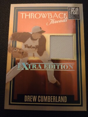 2007 Donruss Throwback Threads Drew Cumberland JERSEY Padres /500