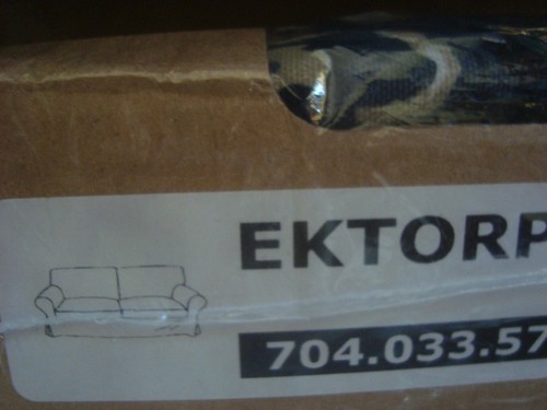 IKEA EKTORP COVER for Ektorp 2-seat Loveseat Sofa Flowers on Black Slipcover NIB - Picture 7 of 17