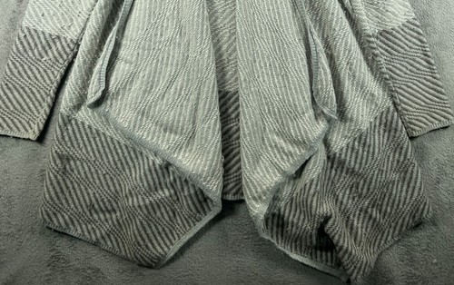 Lucky Brand Damen große Wolldecke Strickjacke beige Schal Pullover Boho Western - Bild 3 von 15