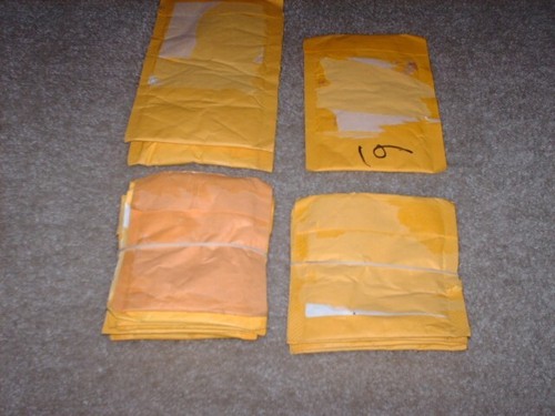 98 Various Sizes Used Padded Bubble Mailers Manila Envelopes Recycle Save Trees
