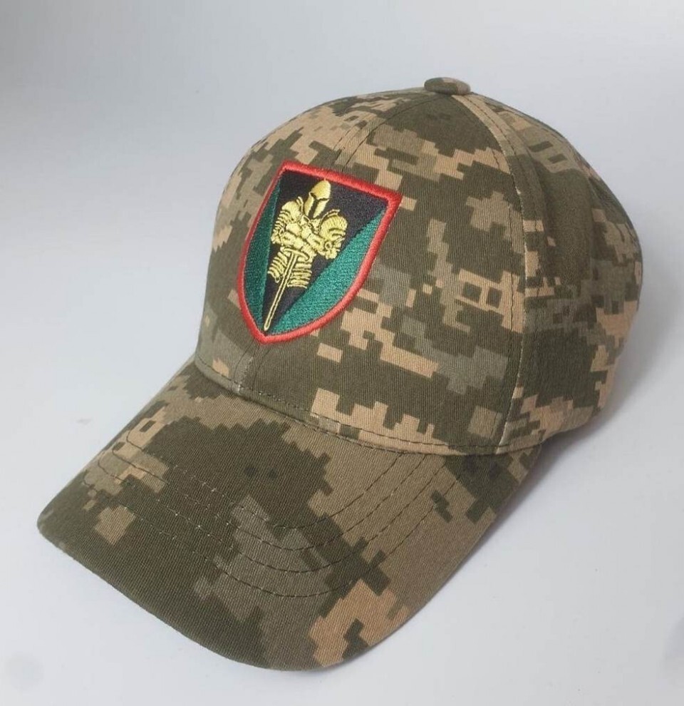 Baseball cap with embroidery 17th Brigade pixel💛💙