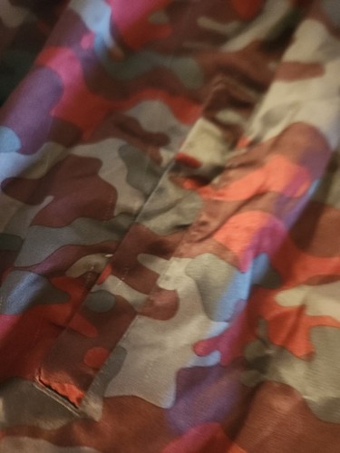 Empyre Hoodie Herren Medium Camouflage rot grau Pullover Viertelreißverschluss versteckte Tasche - Bild 4 von 12
