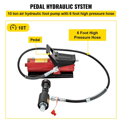 VEVOR Air Hydraulic Exhaust Pipe Expander 10t Pipe Stretcher 15/8" to