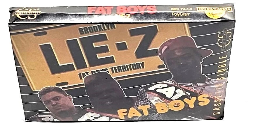 Fat Boys Lie-Z Cassette Tape Single 1989 Polygram Brand New Sealed RARE - Image 2 of 4