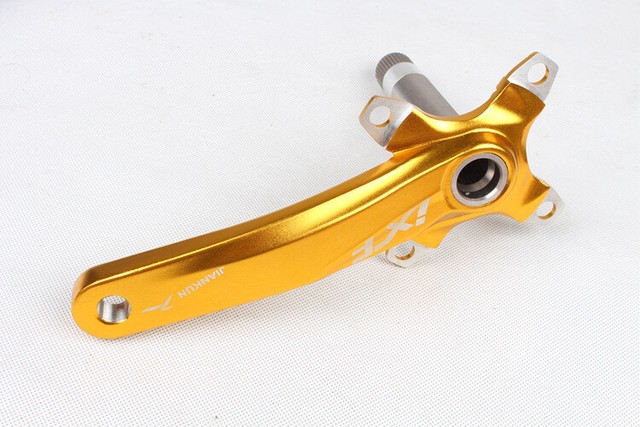 MTB Bike Crankset BB Narrow Wide Round Oval Chainring 170mm 32 34 36 38T Gold | eBay