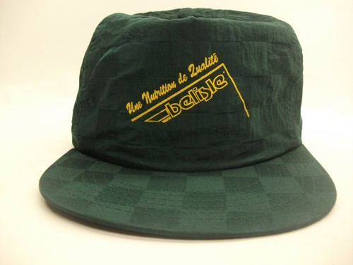Belisle Nutrition French Francais Hat Vintage Green Nylon Snapback Baseball Cap - Picture 2 of 8
