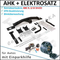 AHK & ES7 FüR MB E-Klasse W211 02-09 AnhäNgerkupplung Eph-Abschaltung Komplett