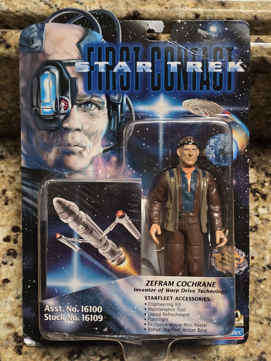 Star Trek First Contact Zefram Cochrane Warp Drive Inventor Figure