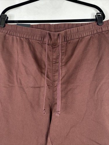 Nuevo Jogger de Viaje Banana Republic Para Hombres Talla XXL Borgoña Calce Cónico Relajado - Imagen 5 de 18