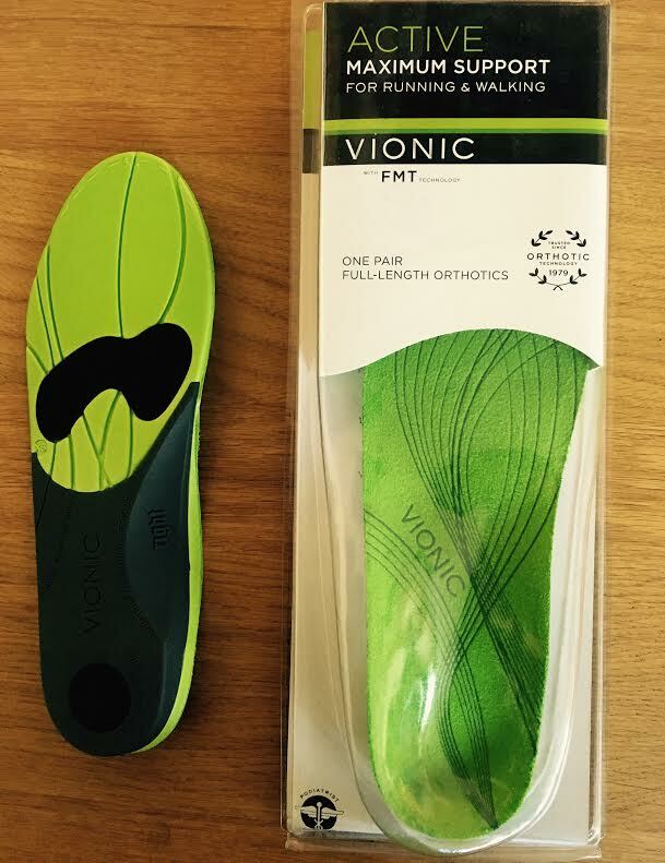 Vionic Active Full Length Orthotics Insoles Maximum Support