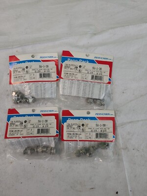 PENN UNION SW-1-3B TIN PLATED BRONZE SPLIT BOLT 16 STR.-10 STR. 3 PACK-LOT OF 4