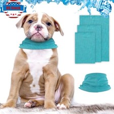 Summer Dog Cooling Bandana Pet Chill Ice Scarf Collar Puppy Small Medium Large