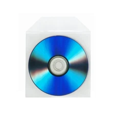 2000 Premium Thick CD DVD CPP Clear Plastic Sleeve Bag Envelope Flap 100 Micron
