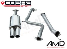 Cobra Sport Fiesta ST180 Cat Back Exhaust 2.5" Non Resonated Twin Tip ST200 FD51
