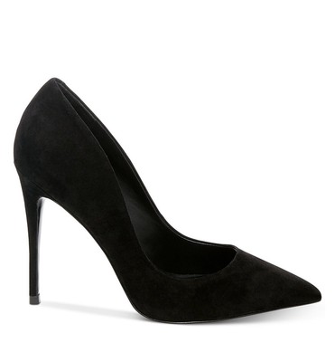 steve madden black heels daisie Black Sued Size