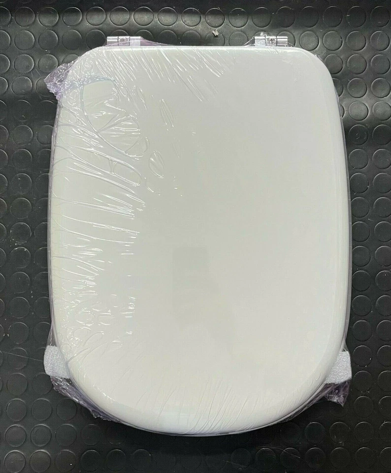 SEDILE COPRIWATER WC - IDEAL STANDARD Mod. TESI RESINA POLIESTERE LEGNO ITALY - Immagine 2 di 3