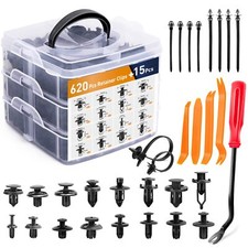 635Pcs Car Push Retainer Clips Auto Fasteners Assortment -16 Most Popul