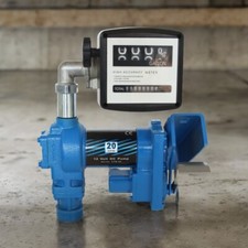 12V 20GPM Anti-Explosive Fuel Transfer Pump for Diesel Gasoline w/Gallon Meter