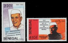 Senegal 1989 - Mi No. 1039-1040 ** - MNH - Nehru