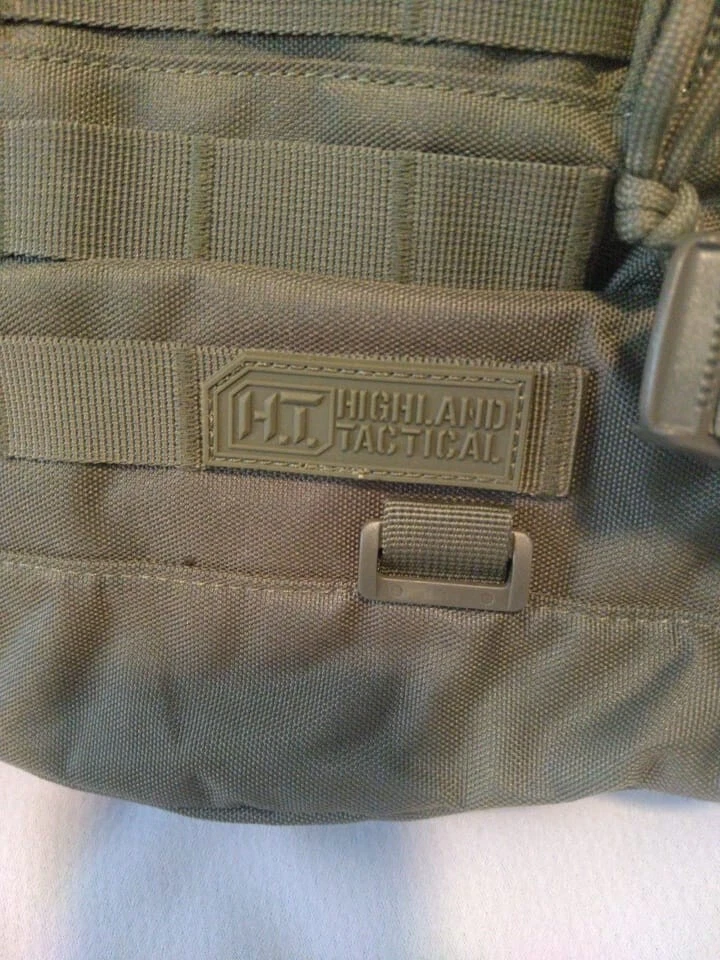 NUEVA Mochila Táctica Highland Tactical Rumble Resistente MOLLE WEBING HOOK-LOOP Foto 4 de 4