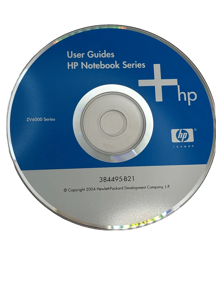 HP Notebook User Guides CD ZV6000 2004 - Image 2 of 4