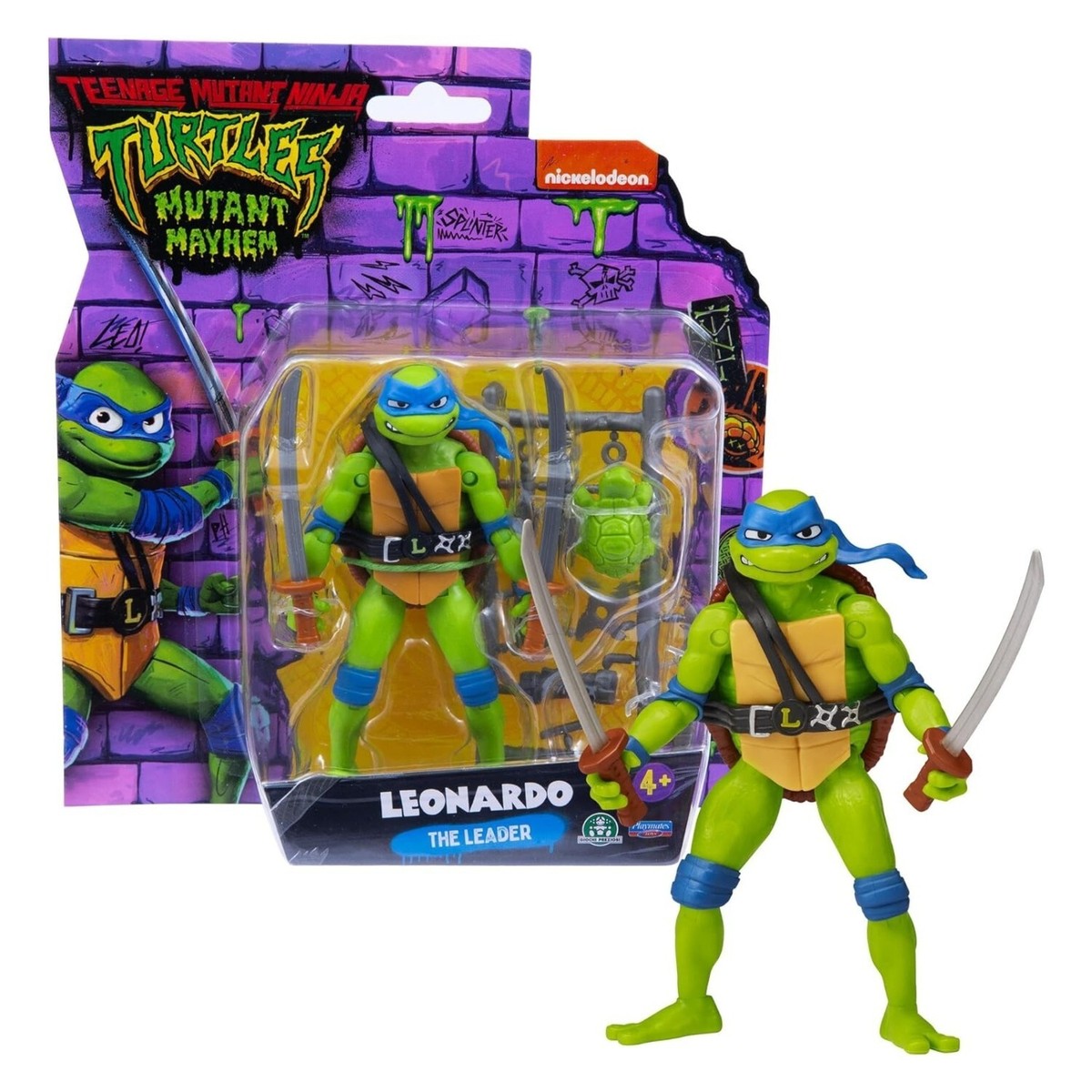 Set 4 Action Figure Tartarughe Ninja Anime | Decorazioni Per Torta Di Compleanno E Forniture Festa A Tema - 3