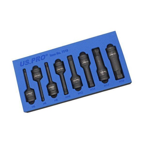 1/2 Impact Socket Set US PRO Tools 11-Piece 1/2" Drive 6-Point - Foto 6